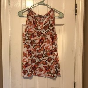 Sleeveless linen shirt by JJill